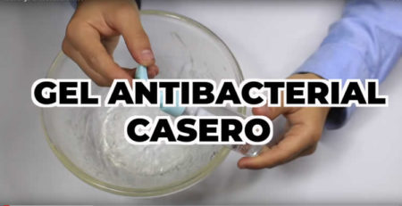 Gel antibacterial casero